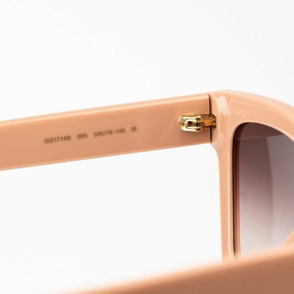SALE! NEW Gucci GG1714S 005 Rose Pink Brown Gradient Women Square Sunglasses main image 5
